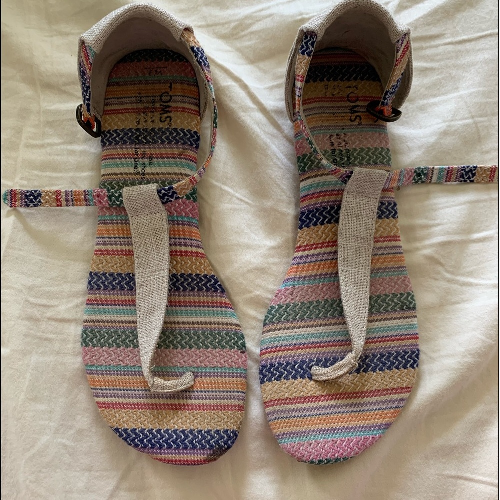Toms | Rainbow Sandals 7W